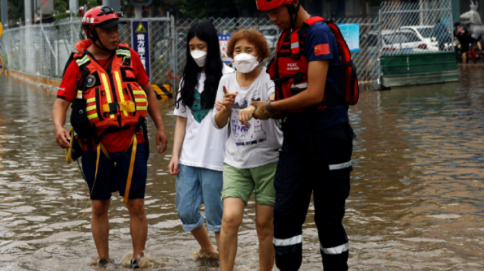 Beijing issues landslide warning as record rainfall batters northern China