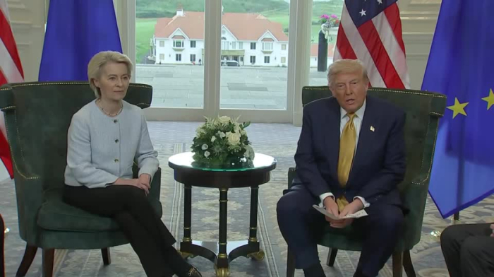 Trump, von der Leyen near EU trade deal with 15% tariff