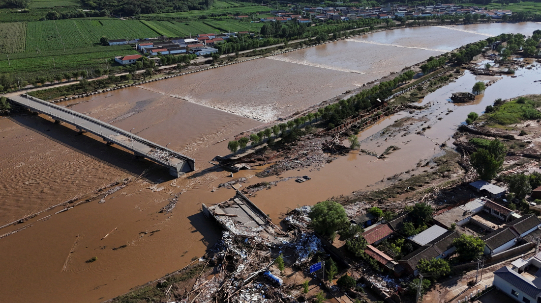 At least 60 people dead in north China following extreme rain