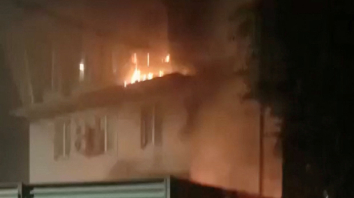 Drone strike hits Volgograd station, ignites fire and halts flights