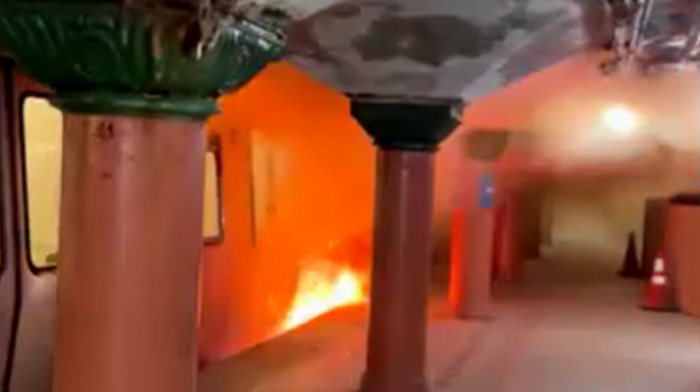 Passengers flee smoke-filled train after fire erupts in New Jersey