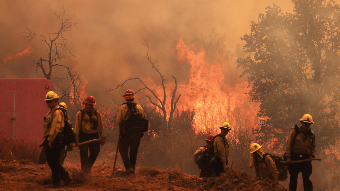 Firefighters battle massive wildfire in central California; three injured