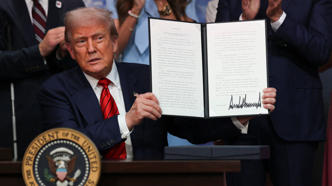 President Trump signs executive order to launch 2028 Olympics task force