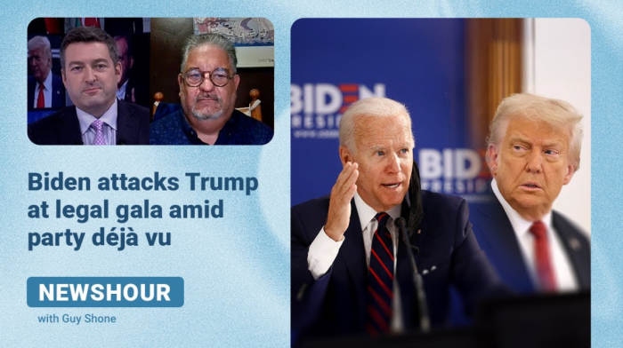 Newshour | Biden attacks Trump at Legal gala amid party déjà vu