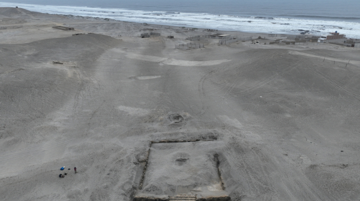 Dozens of skeletons found face down at Peru's Puemape temple
