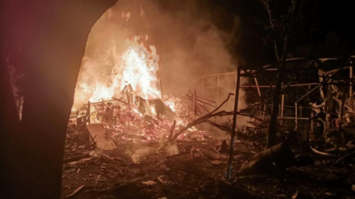 Drone strike hits Bucha: Homes and school damaged