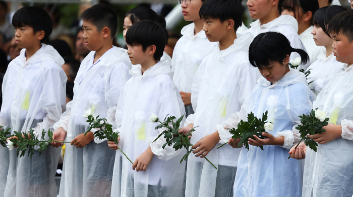 Nagasaki mayor warns of nuclear war as city marks 80 years since A-bomb
