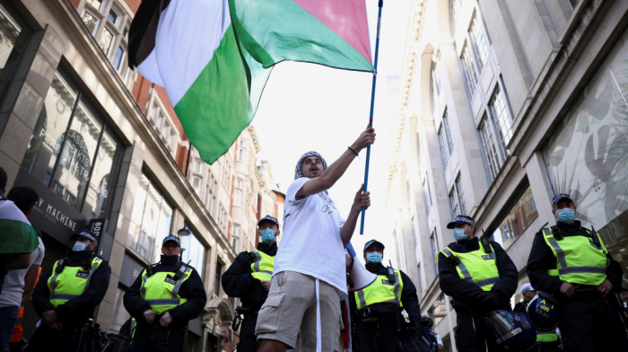 UK police arrest over 466 during protest supporting banned group Palestine Action