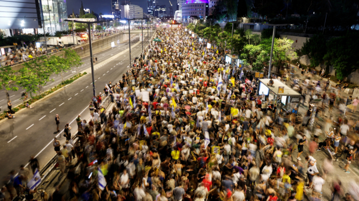 Tel Aviv sees mass rally against Netanyahu’s Gaza war plan