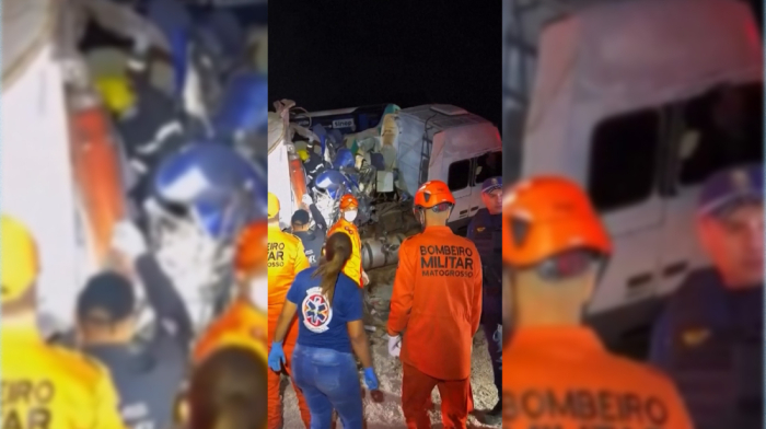 Brazil bus-truck crash kills 11, injures 45