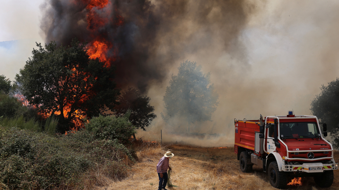Wildfires continue in more than 50 locations across Spain