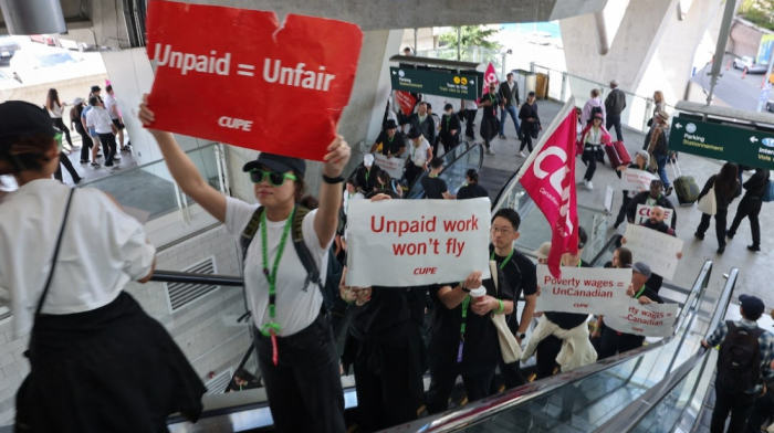 Air Canada suspends profit outlook as flight attendants defy back-to-work order