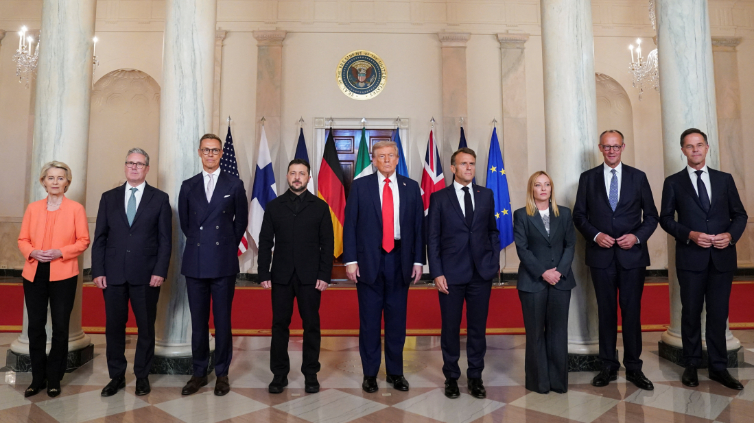 Trump, Zelenskyy and European leaders weigh Ukraine security guarantees at White House summit