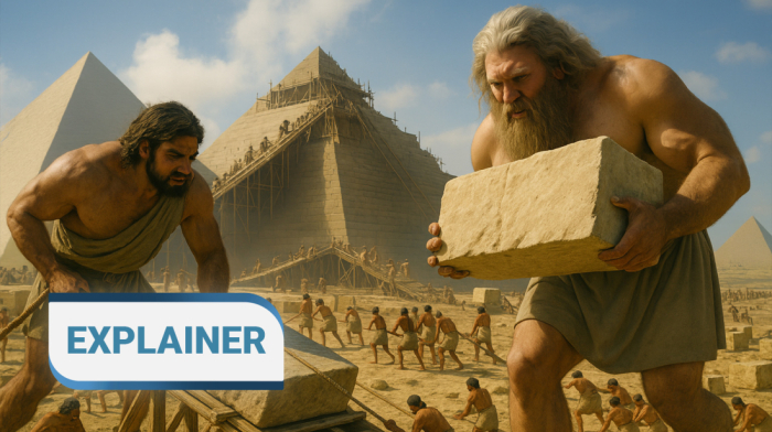 EXPLAINER- Ancient technology in Egypt, were the pyramids really built by humans alone?