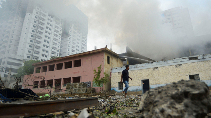 Karachi fireworks warehouse explosion injures dozens