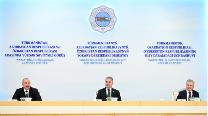 Power, Culture Logistics at the heart of Azerbaijani -Turkmenistan- Uzbekistan talks