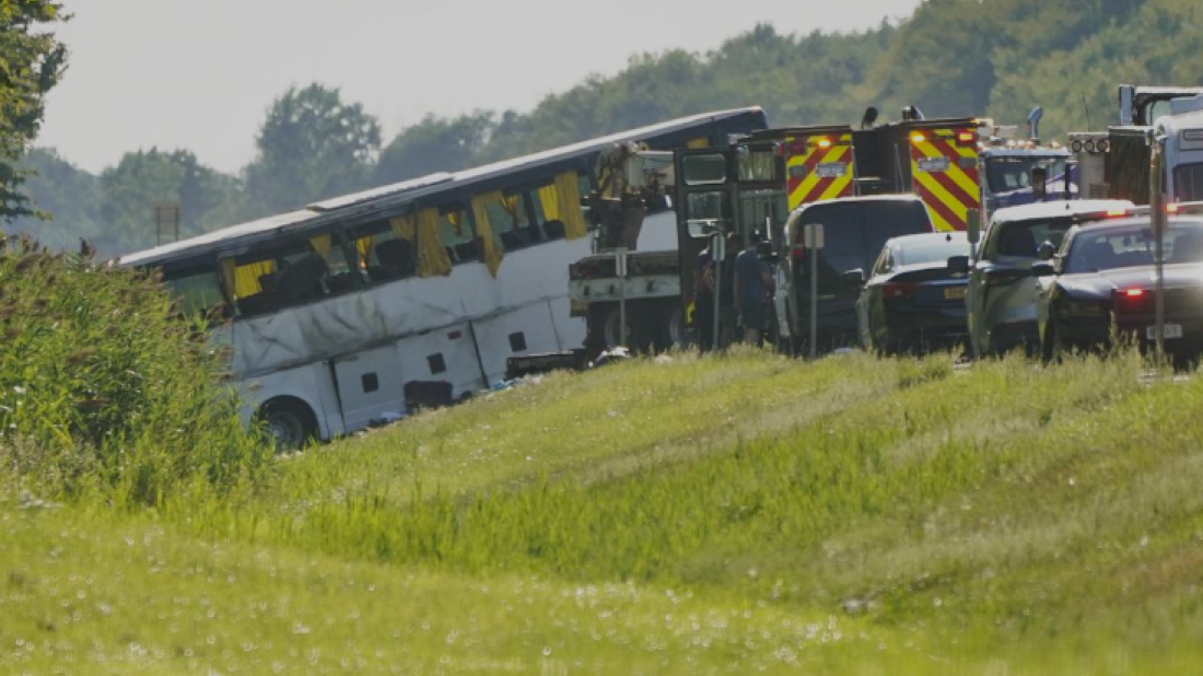 Five dead, dozens injured as tour bus overturns in Upstate New York