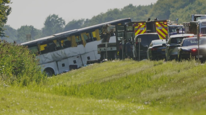 Five dead, dozens injured as tour bus overturns in Upstate New York