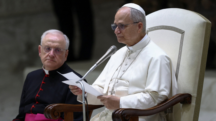 Pope Leo calls for ceasefire, hostage release in Gaza war