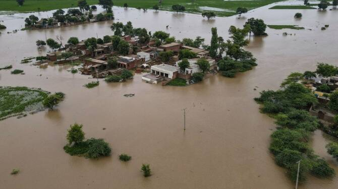 Monsoon deluges submerge more than 1,600 villages in Pakistan