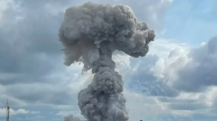 Ukrainian drone debris causes fire in Kropotkin substation