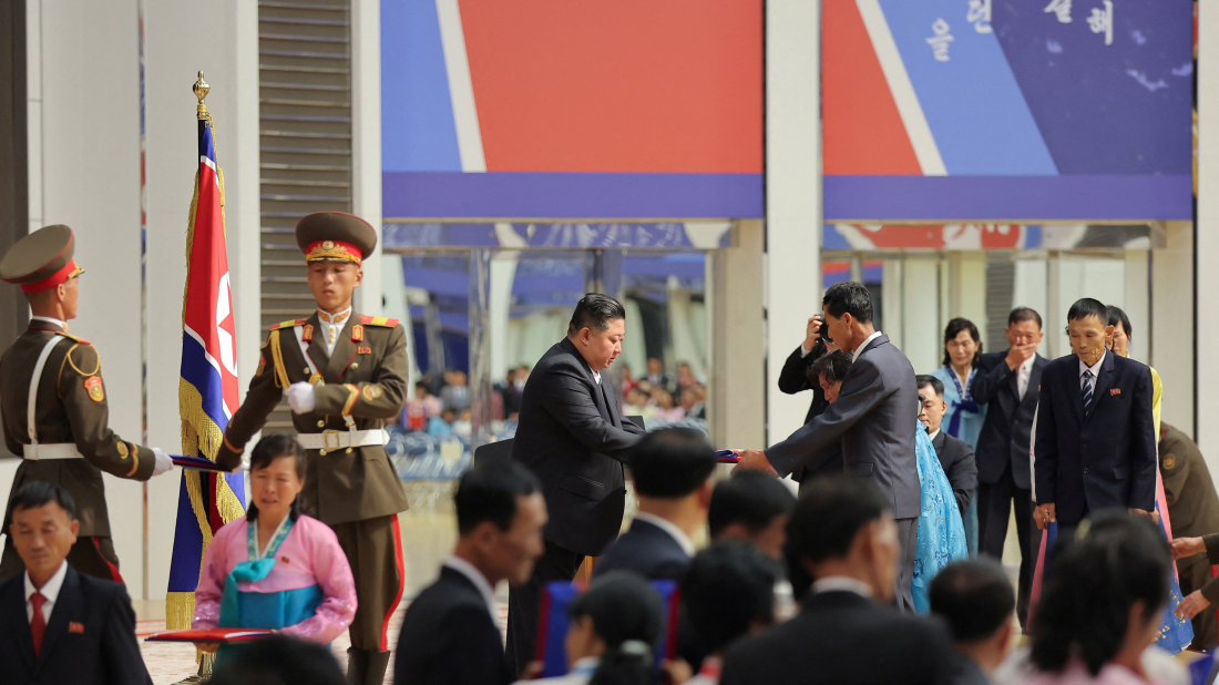 Kim Jong Un inspects new missile production line ahead of Beijing trip