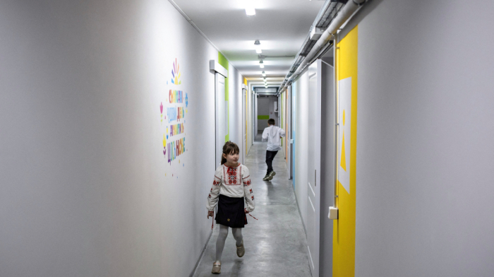In Kharkiv, the school bell rings deep below the ground