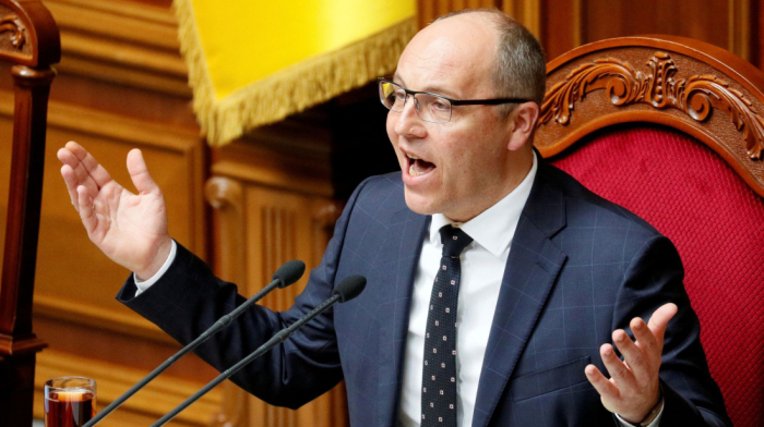 Ukraine holds farewell for former parliamentary speaker killed in shooting