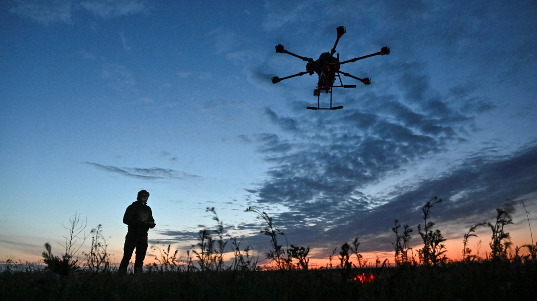 Ukrainian drone strike prompts mass evacuation in Russian city