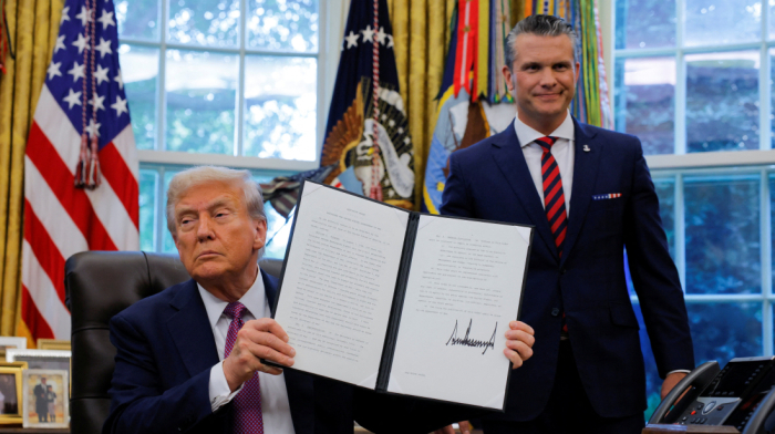 Defence Department to be renamed ‘Department of War’ under Trump order