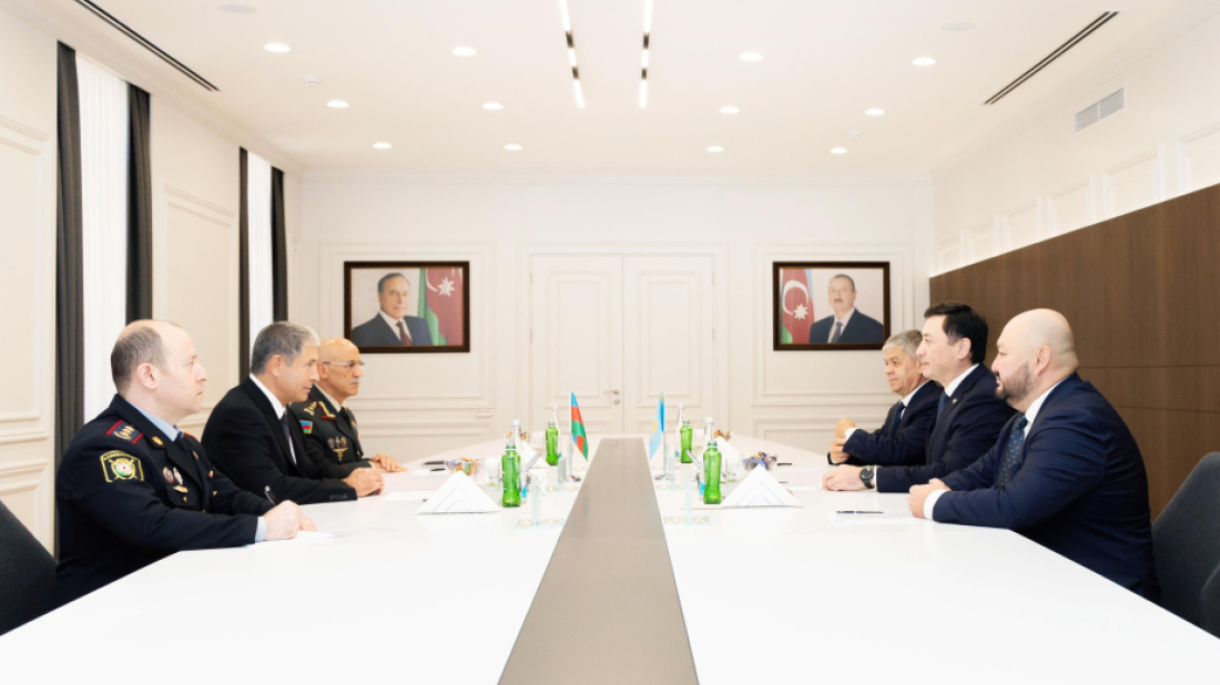 Azerbaijan’s Minister of Internal Affairs meets with Kazakh Deputy Minister of Internal Affairs