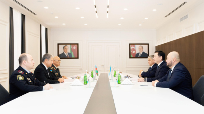 Azerbaijan’s Minister of Internal Affairs meets with Kazakh Deputy Minister of Internal Affairs