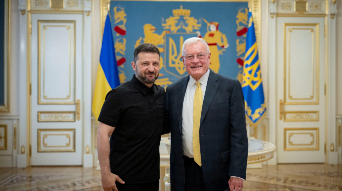 Zelenskyy presses U.S. envoy for air defences and tougher sanctions