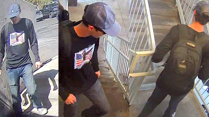 Authorities release images of suspect in Kirk's killing and find a weapon