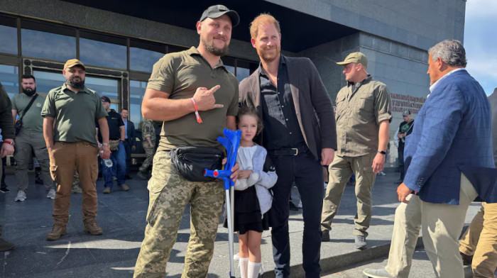 UK's Prince Harry visits Ukraine to support injured soldiers