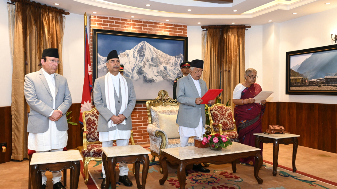 Nepal sets March elections after naming interim prime minister