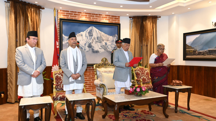 Nepal sets March elections after naming interim prime minister
