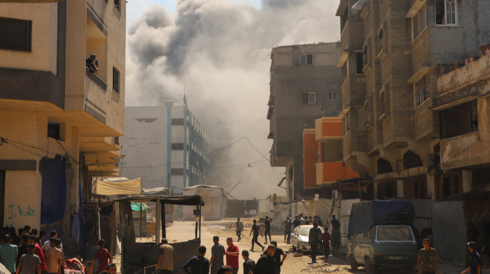 Israeli strikes hit Gaza UN schools sheltering displaced civilians