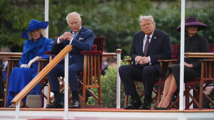 President Trump lays wreath on Queen Elizabeth's tomb as state visit continues
