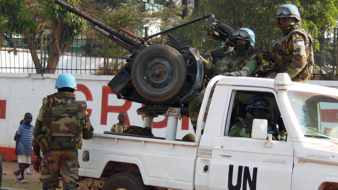 Five UN police officers killed as armoured vehicle crashes in Central African Republic