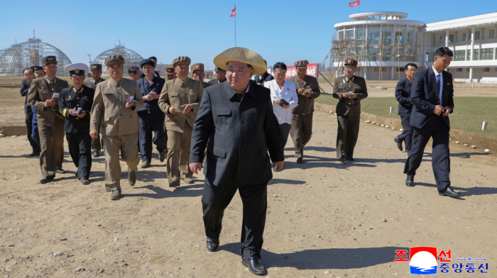 North Korea's Kim Jong Un oversees drone testing, KCNA says