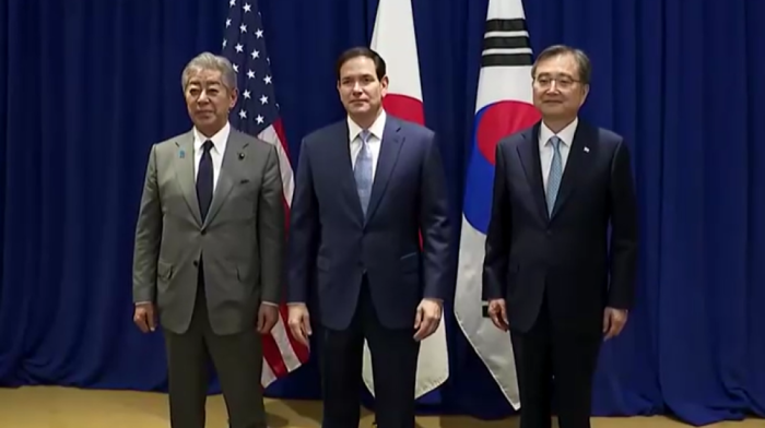 Rubio meets with Japanese Foreign Minister Iwaya Takeshi and South Korea Foreign Minister Cho Hyun