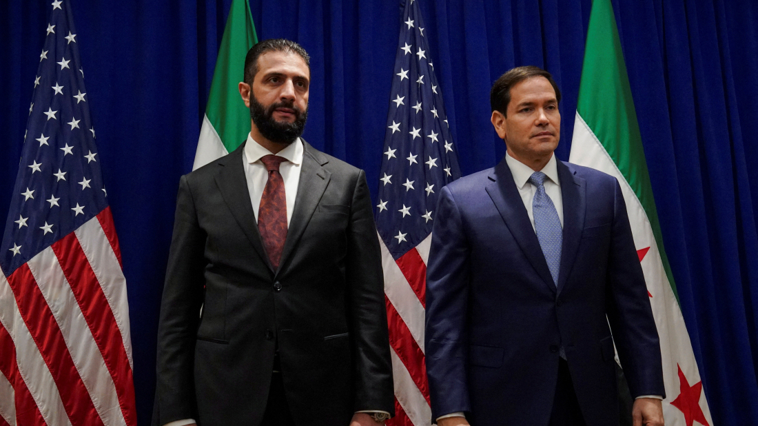 Syrian President al-Sharaa meets U.S. Secretary of State Rubio in New York