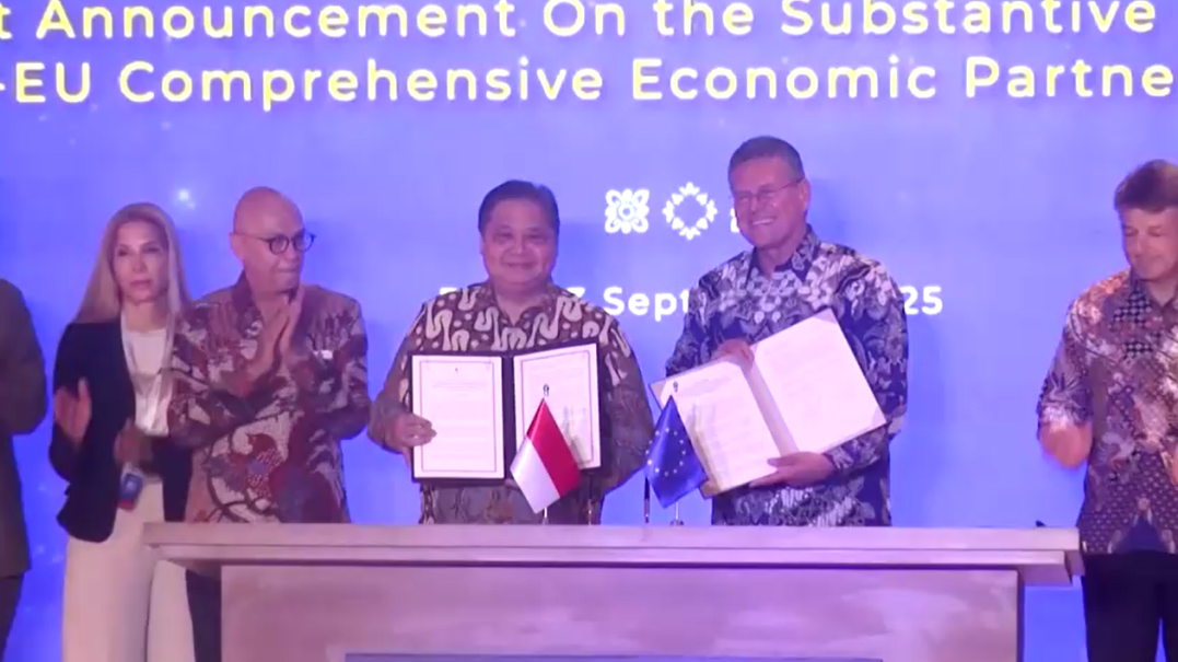 Indonesia, EU finalize trade deal after 9 years of talks