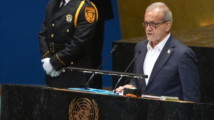 Iran's President Pezeshkian denies pursuing nuclear weapons and highlights regional tensions