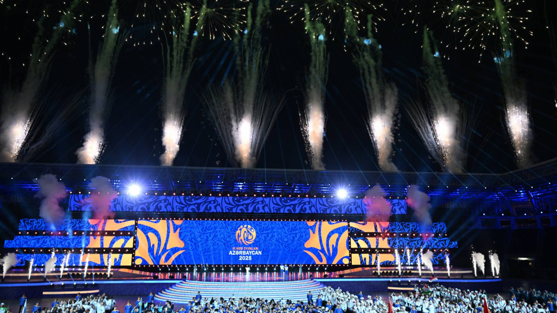Solemn opening ceremony of 3rd CIS Games held in Ganja