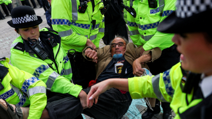Dozens arrested at Liverpool protest over banned Palestine action