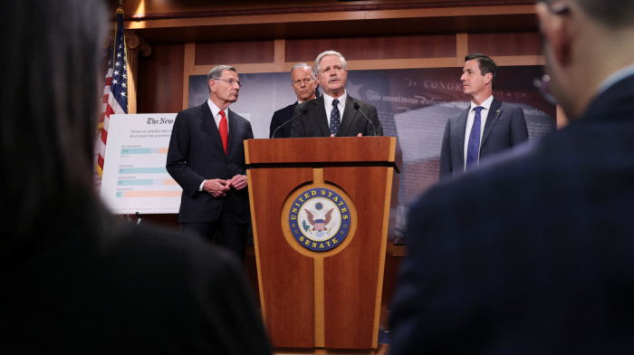 U.S. government shutdown begins as partisan division rules Washington