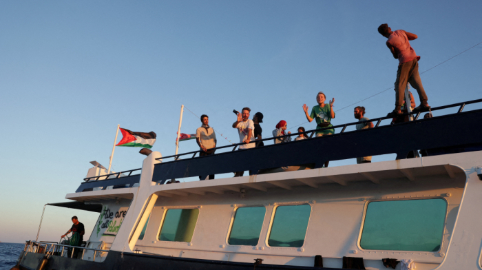 Contact lost with Gaza aid flotilla as Israeli vessels close in