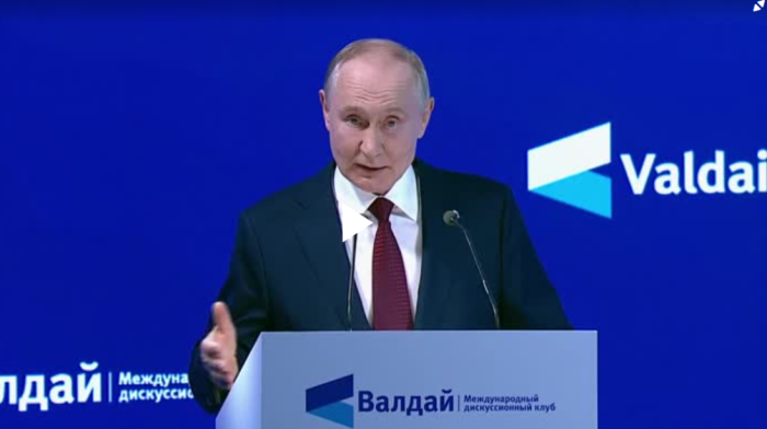 President Putin accuses European leaders of 'whipping up hysteria'